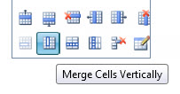 ادغام سلول های عمودی در جدول در نرم افزار مدیریت محتوی سایت