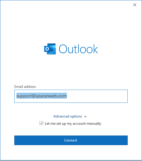 ساخت ایمیل در Outlook 